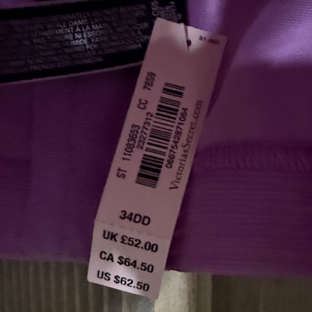 Victoria's Secret Lavender Lace Bralette - Picture 2 of 5
